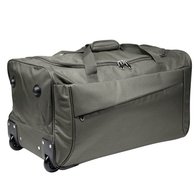 Sac de voyage trolley 60L avec 2 roues 60x31xH33cm (2 mod&egrave;les vert kaki ou noir)