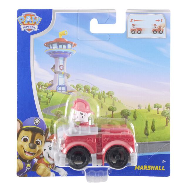 V&eacute;hicule de secours mini Pat' Patrouille plastique avec r&eacute;trofriction (5 mod&egrave;les)