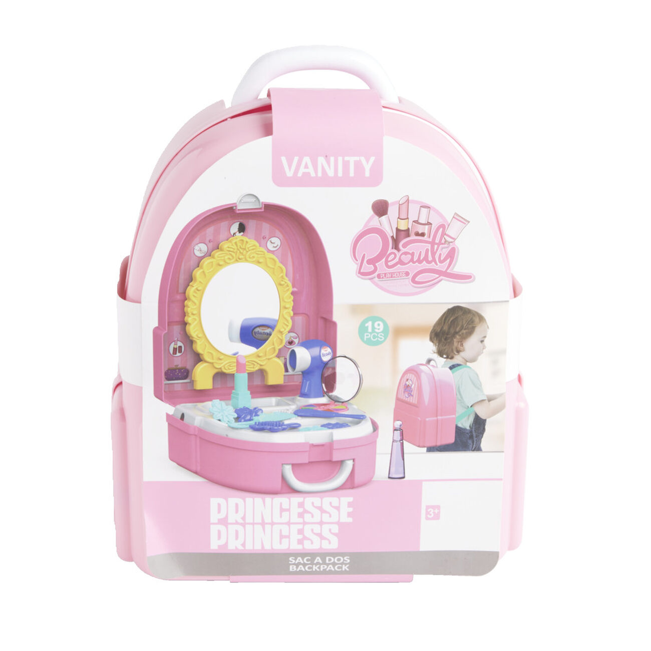 Sac à Main Jouet Maquillage Pour Petites Filles 3-6 Ans - Jeu D'imitation Princesse Avec Accessoires - Développe La Créativité Et Le Jeu De Rôle