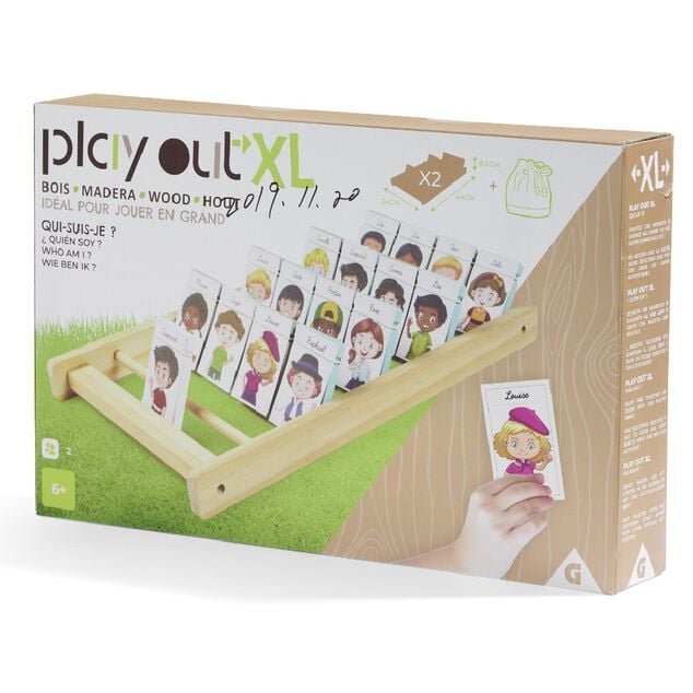 Jeu Qui suis-je g&eacute;ant en bois