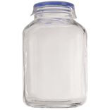 Bocal en verre avec couvercle hermétique 3,1L