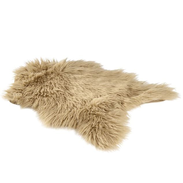 Tapis peau de b&ecirc;te effet fourrure (3 mod&egrave;les)