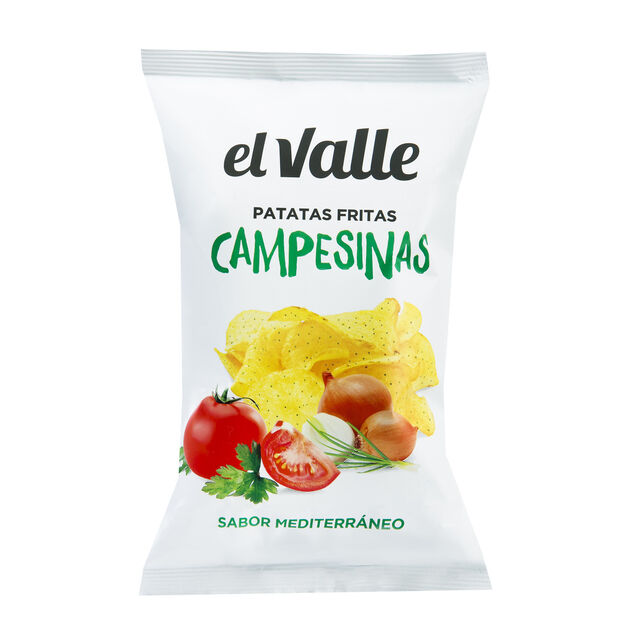Chips El Valle Campesinas saveur m&eacute;diterran&eacute;enne 130g