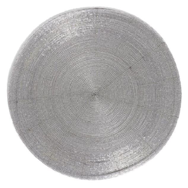 Set de table rond brillant &Oslash;33cm - 4 mod&egrave;les