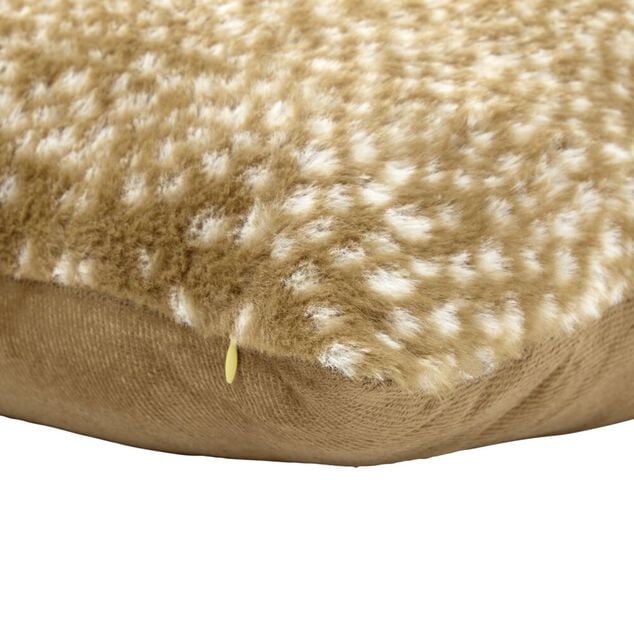 Coussin motif animal faon 45x45cm
