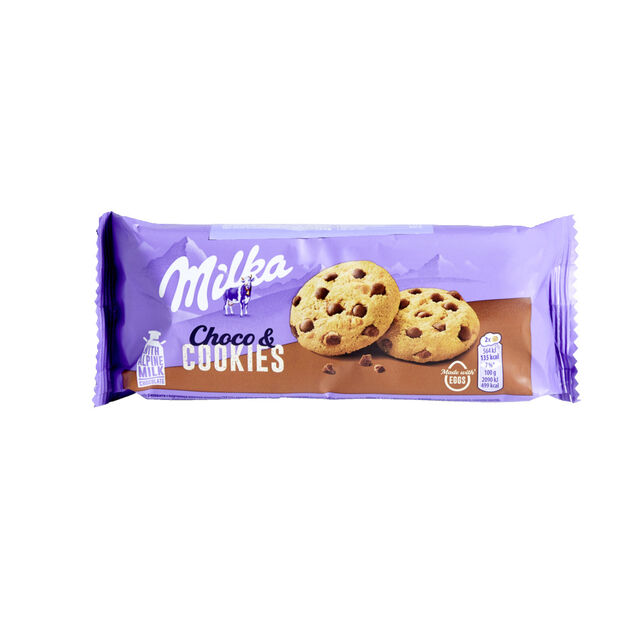 Cookies au chocolat Milka 135gr