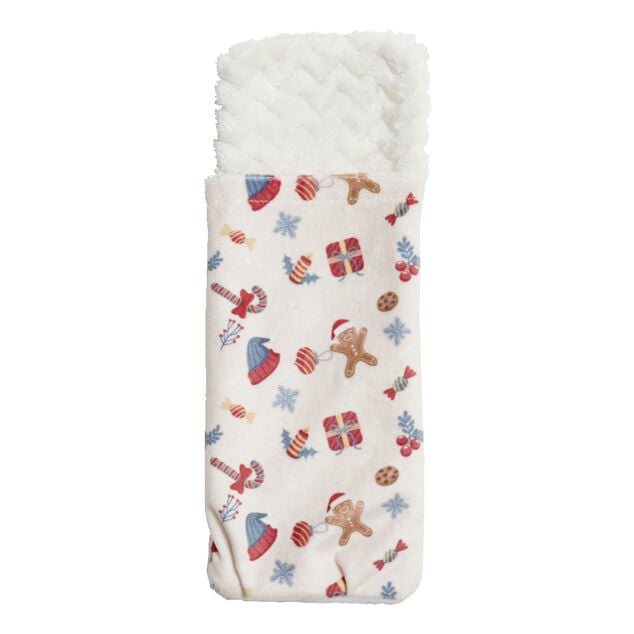 Sac de couchage pour lutin far&ccedil;eur 11x30cm (2 mod&egrave;les blanc ou bleu)