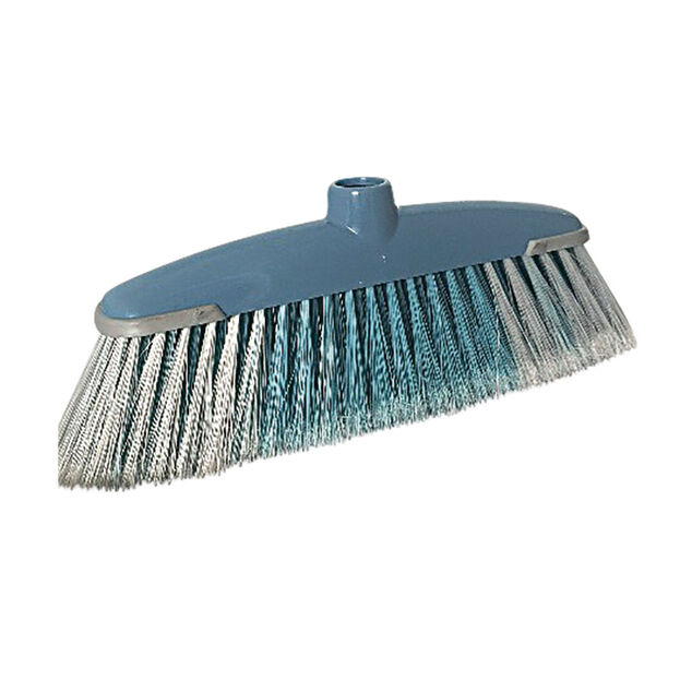 T&ecirc;te de balai &agrave; visser bleu et gris