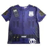D&eacute;guisement enfant policier avec t-shirt bleu (4/6ans ou 7/10)