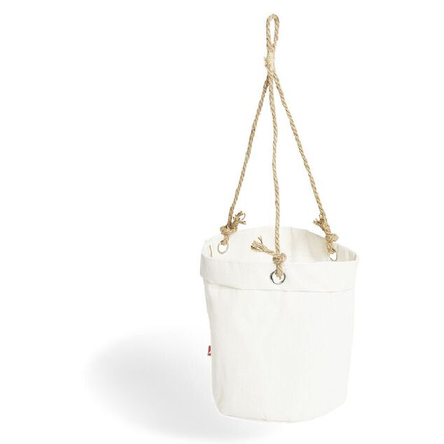 Pot suspendu en tissu avec poignées Ø20xH53cm