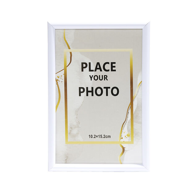 Cadre photo plastique pour photo 10x15cm (2 mod&egrave;les)
