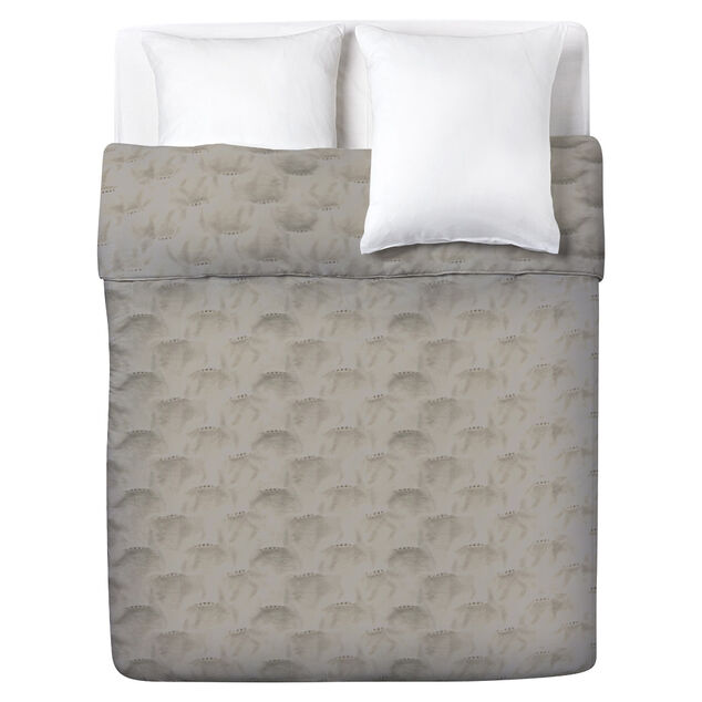 Couvre moletonn&eacute; lit beige 240x220cm