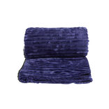 Plaid jacquard bleu 150x200cm