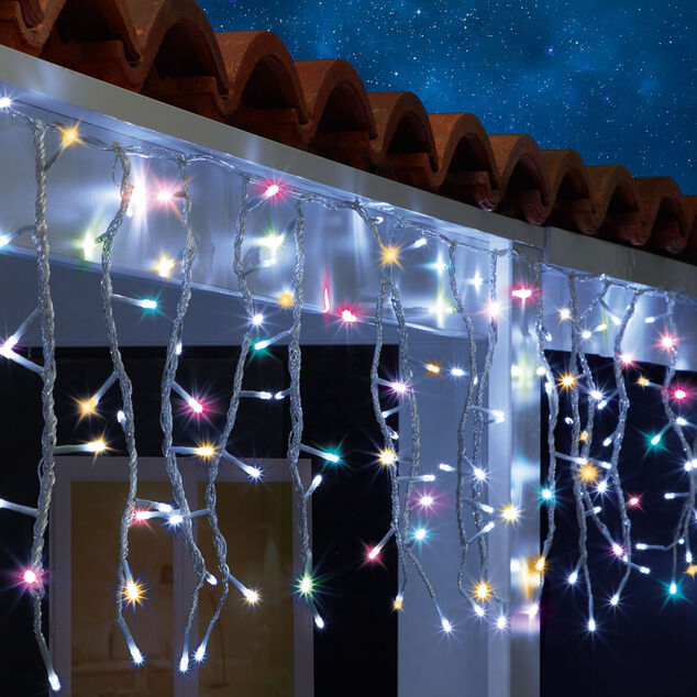 Bordure de toit lumineuse multicolore ext&eacute;rieur 192 LED