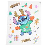 Sticker Disney Stitch Merry Xmas adhésif repositionnable pour fenêtre et mur