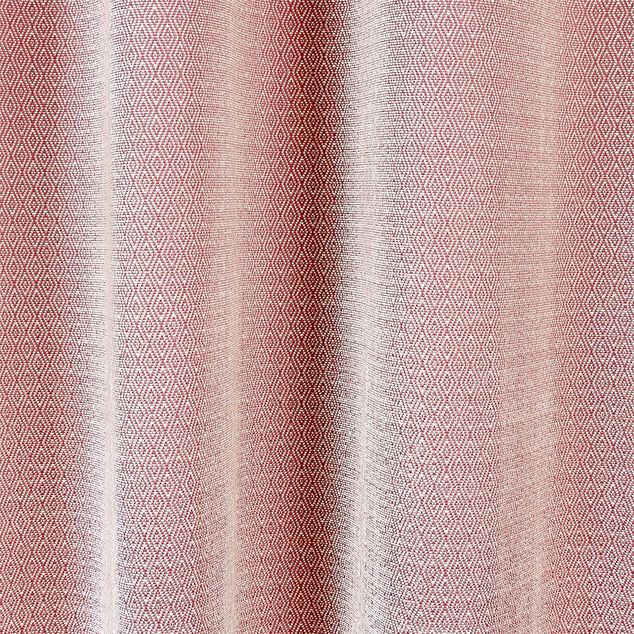 Rideau polyester 140x240cm effet jacquard orange