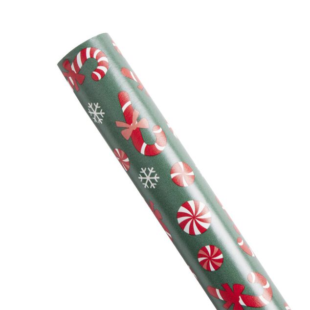 Papier cadeau No&euml;l enfantin rouleau 2m (2 mod&egrave;les)