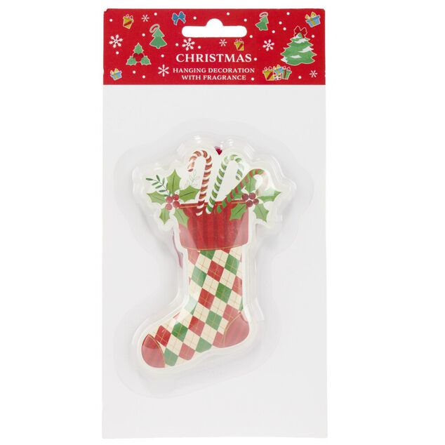 D&eacute;coration parfum&eacute;e &agrave; suspendre de No&euml;l (4 mod&egrave;les)