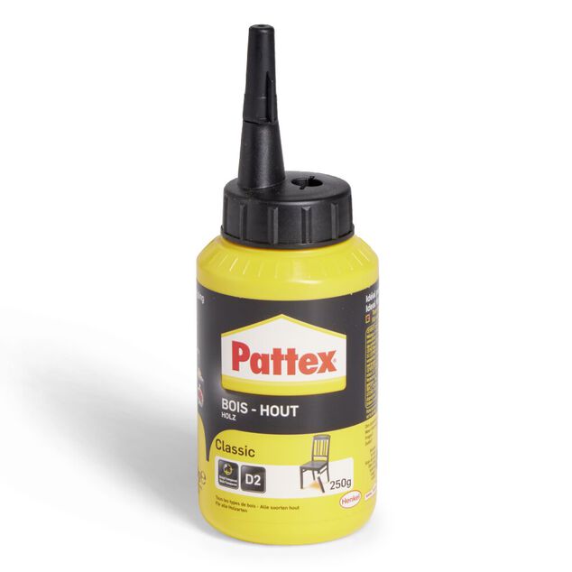 Colle &agrave; bois Pattex Classic format biberon - 250g