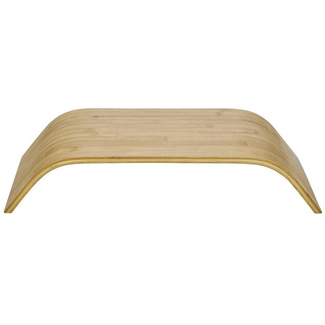 Support &eacute;cran ordinateur bambou 54xH10x24cm