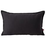 Housse de coussin coton Panama 30x50cm gris