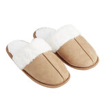 Chaussons mules femme marron fourrées T36/37