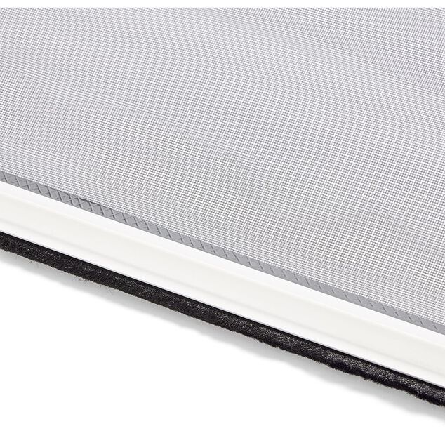 Moustiquaire enroulable pour fen&ecirc;tre 125x160cm PVC blanc