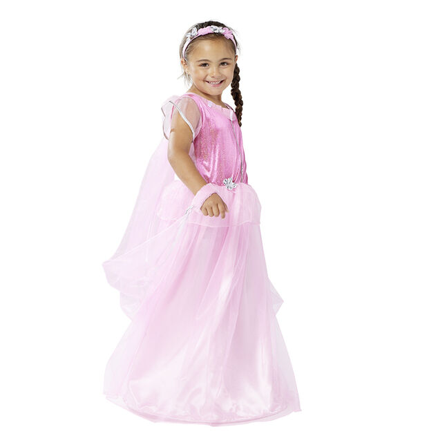 D&eacute;guisement princesse rose brillant 7/10 ans