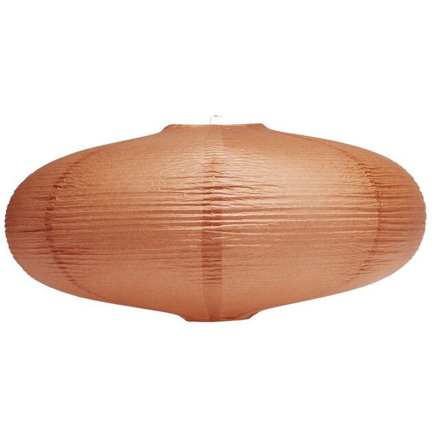 Suspension boule chinoise papier orange - &Oslash;50xH23cm