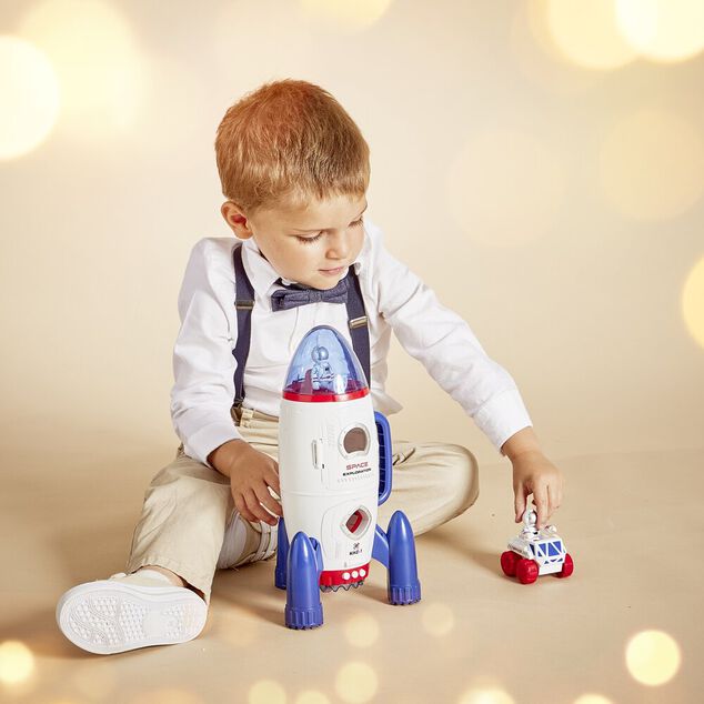 Fus&eacute;e spatiale blanche