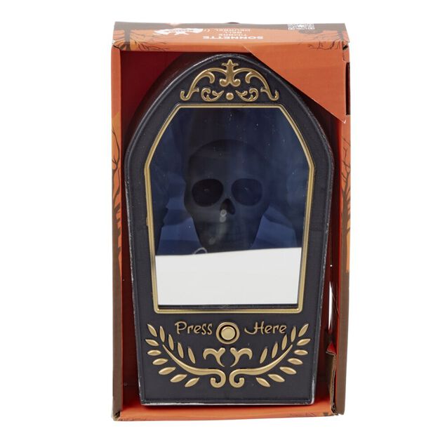 Sonnette miroir anim&eacute; Halloween