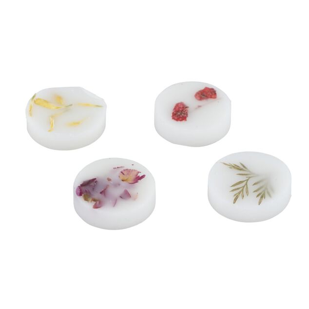 Br&ucirc;leur de parfum c&eacute;ramique bubble avec 4 galets de cire senteur vanille