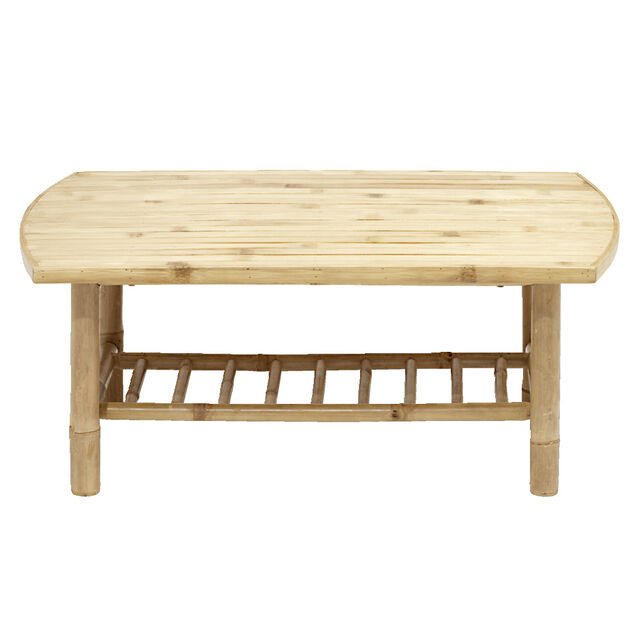 Table basse de jardin Laos en bambou 90x55xH37cm