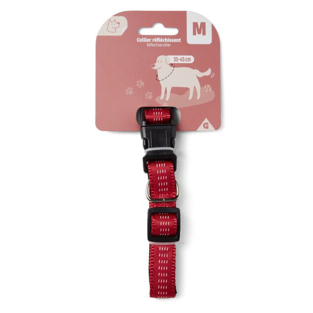 Collier r&eacute;flechissant pour chien moyen - Taille M