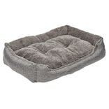 Panier animal polycoton gris 64x45xH13cm