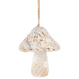 Champignon de Noël brut à suspendre