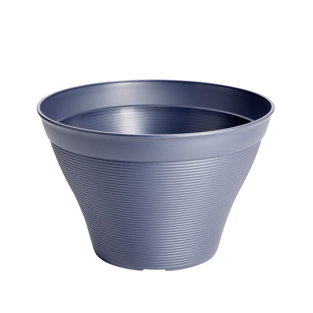 Pot rond pour plante en plastique orange &Oslash;40xH25,5cm