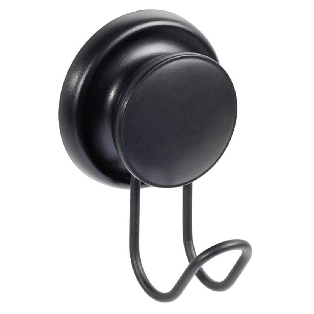 Crochet &agrave; ventouse m&eacute;tal noir