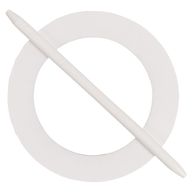 Embrasse ronde bois blanc