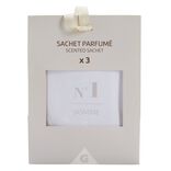 Désodorisant sachet parfumé x3 senteur jasmin 3x5gr
