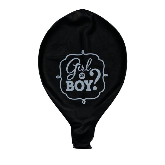 Ballon révélation bébé garçon ou fille baby shower - 2 modèles