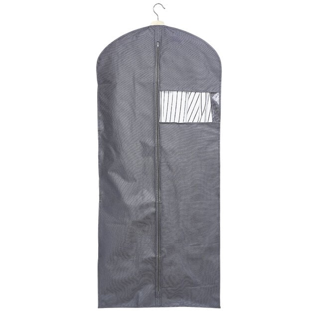 Housse pour v&ecirc;tement 60x135 cm gris