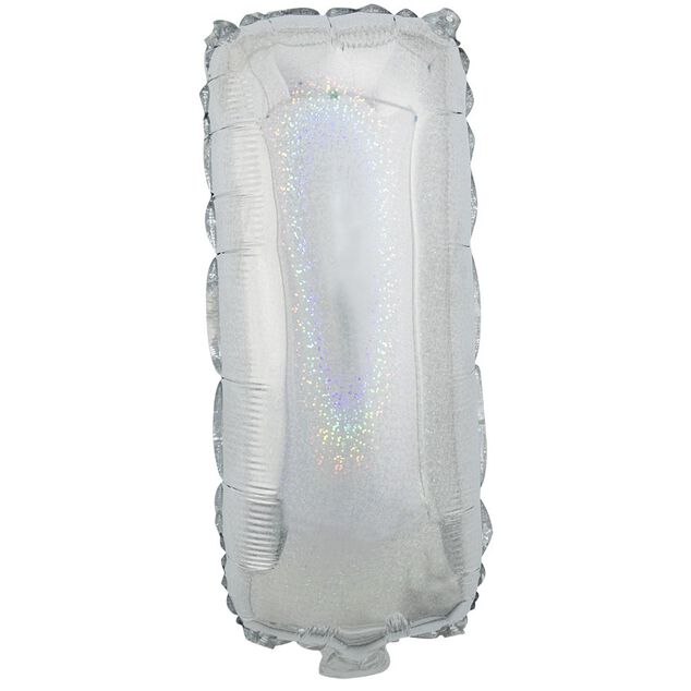 Ballon lettre I en aluminium