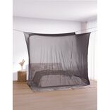 Moustiquaire filet &agrave; suspendre noir 200x200x200cm avec sac