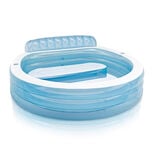 Piscinette gonflable enfant Intex banc int&eacute;gr&eacute; 216x224xH76cm