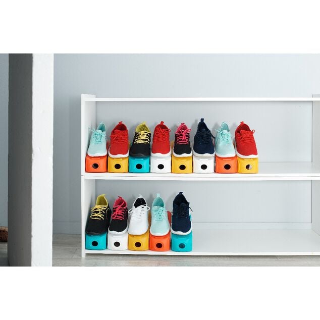 Range chaussure empilable noir x3