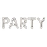 Ballon PARTY en aluminium argenté