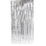 Rideau de porte anniversaire aluminium th&egrave;me nuit 1x2m