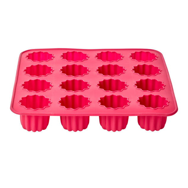 Moule silicone rose 16 cannel&eacute;s