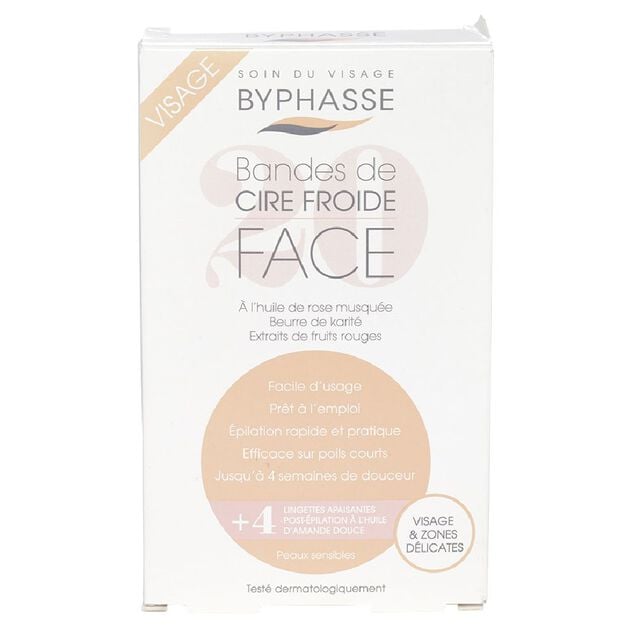 Bande de cire froide visage X20